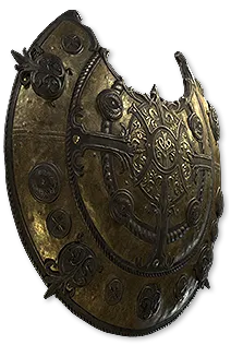 Runeforged Golden Targe